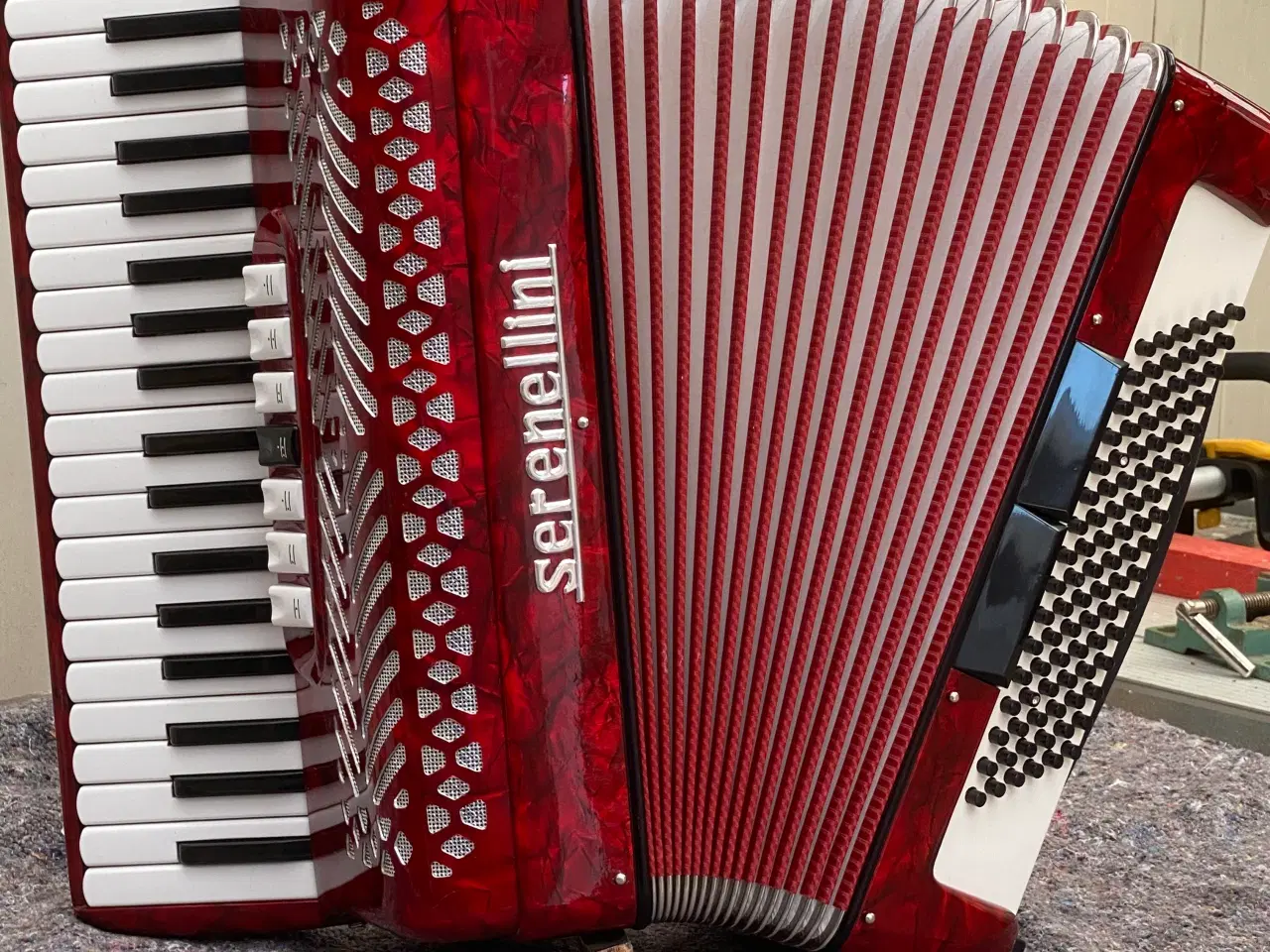 Billede 9 - Serenellini Tangent harmonika – 37/96 – meget velh