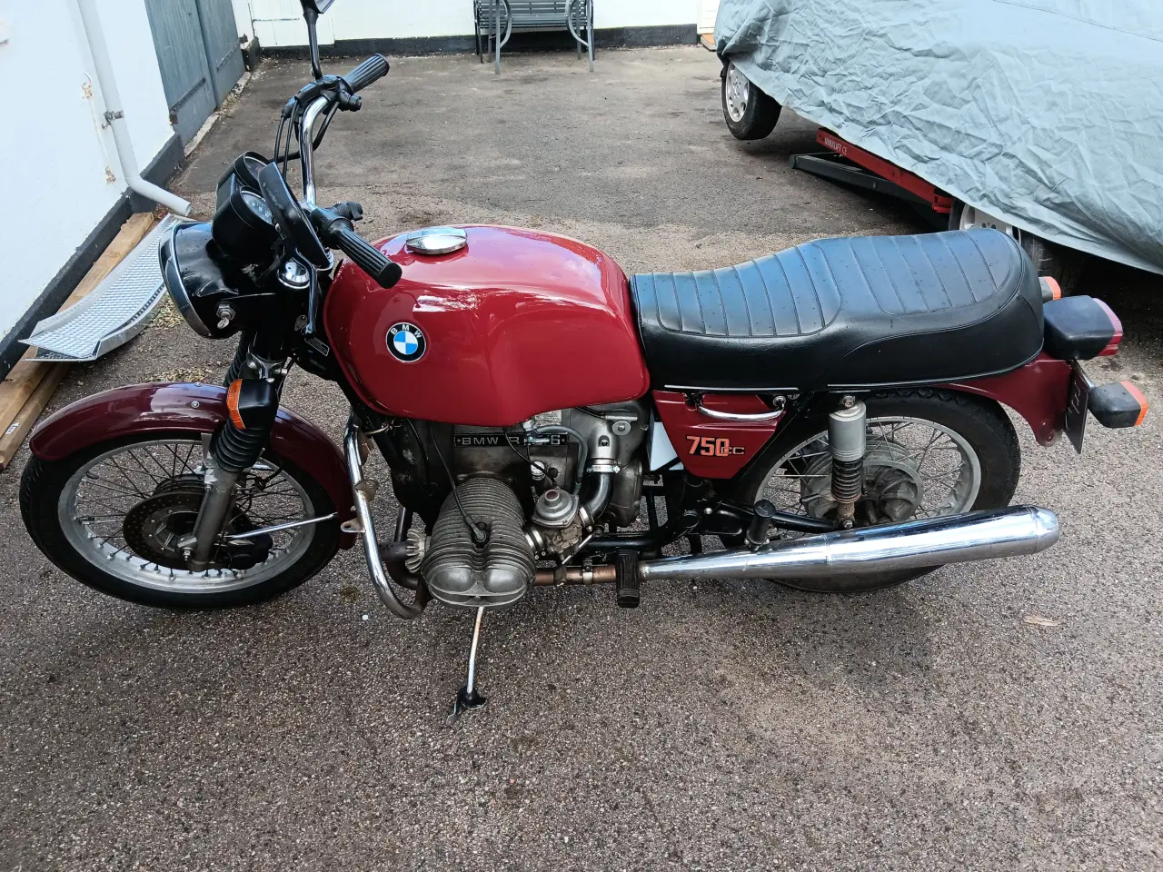 Billede 2 - Bmw r750 nysynet med plader