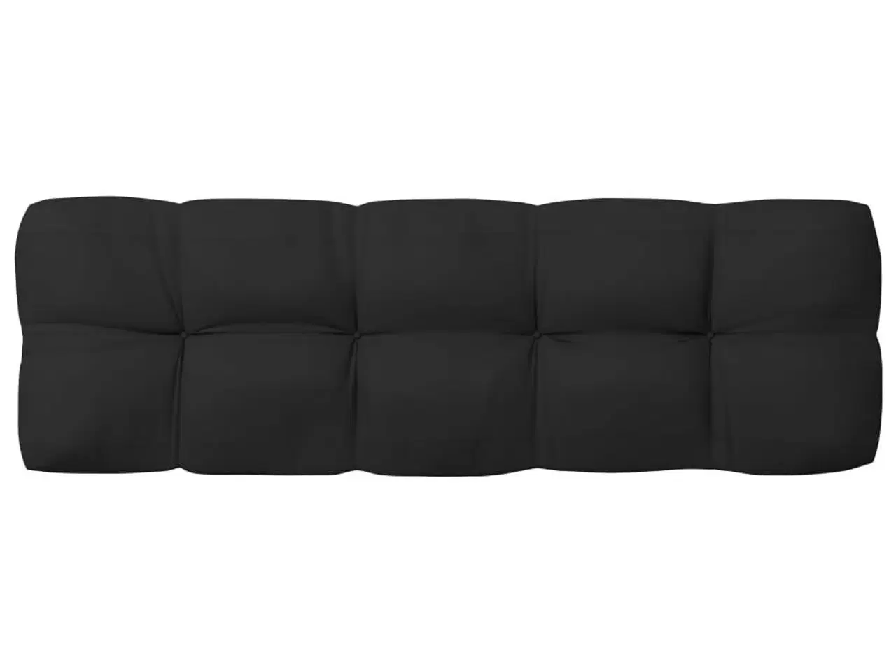 Billede 1 - Pallehynde 120x40x12 cm stof sort