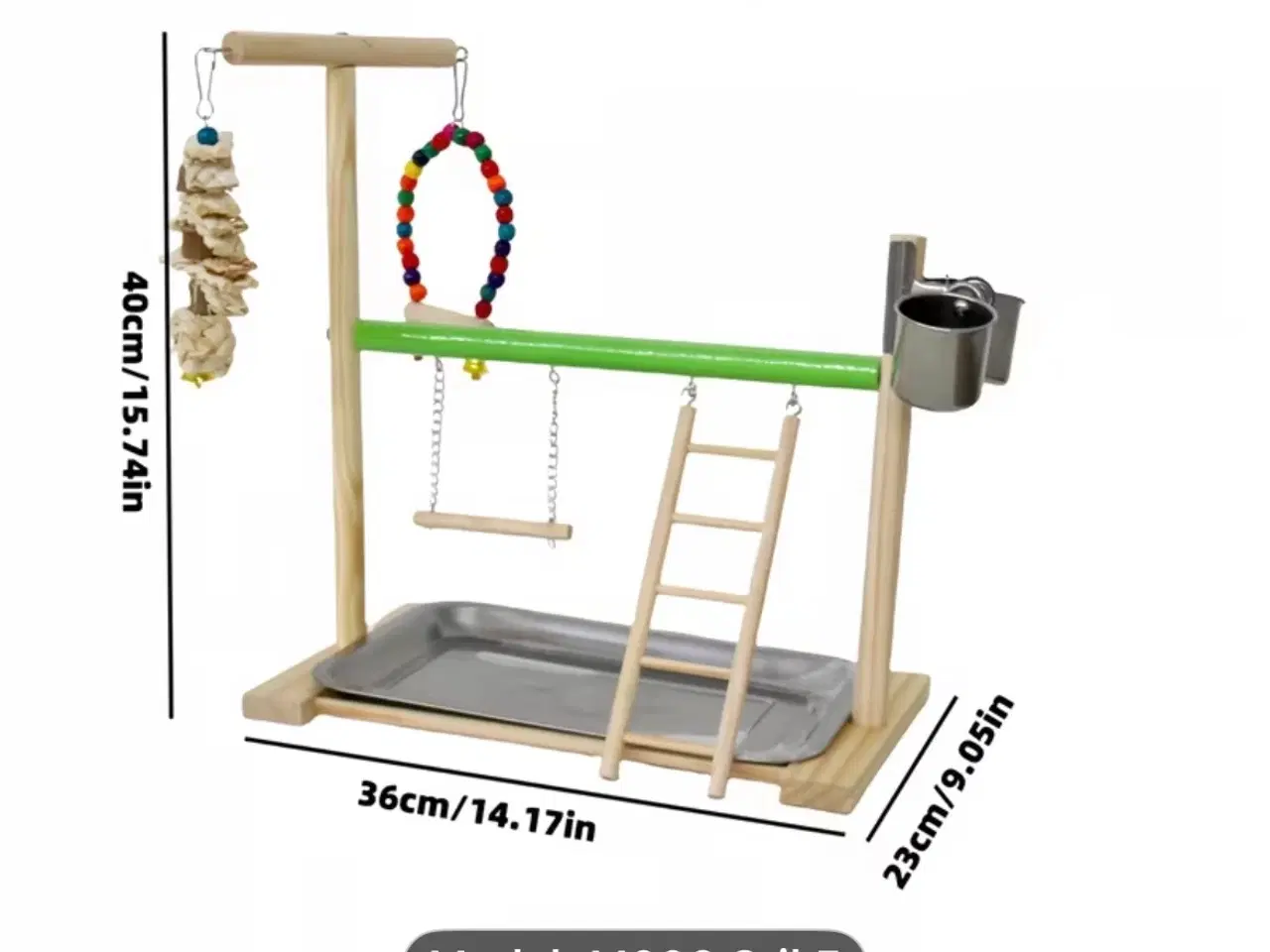 Billede 2 - Undulat med alt tilbehør 