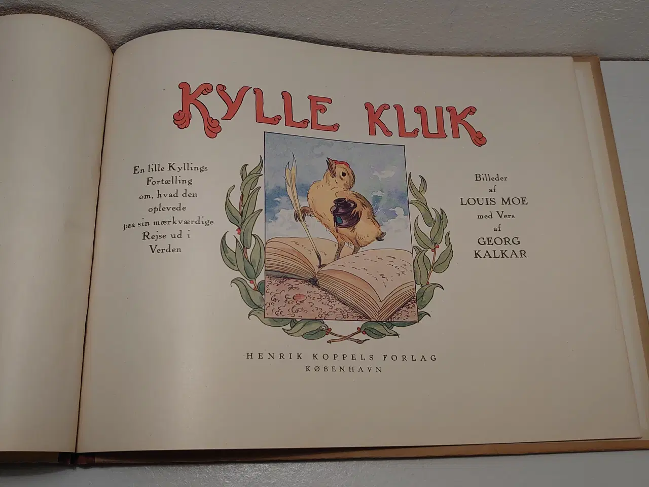Billede 3 - Georg Kalkar: Kylle Kluk. ill. Louis Moe. År1919.