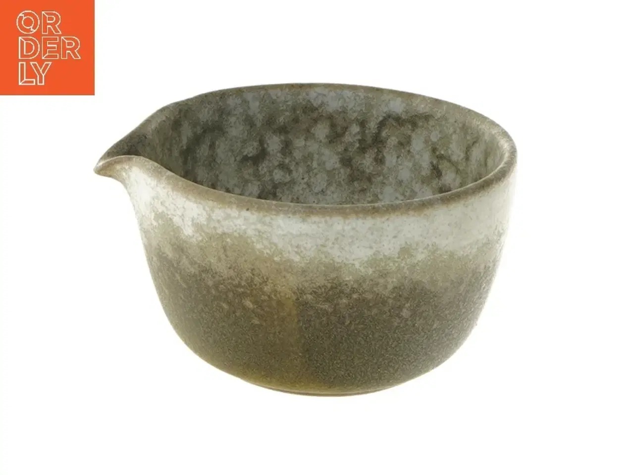 Billede 1 - Keramisk skål med hældetud (str. Ø 11 cm)