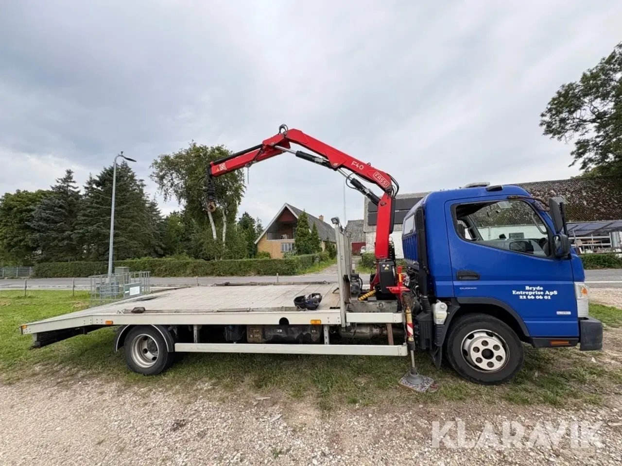 Billede 4 - Lastbil / Autotransport Fuso Canter 9c18amt4x2 Fassi F40 kran