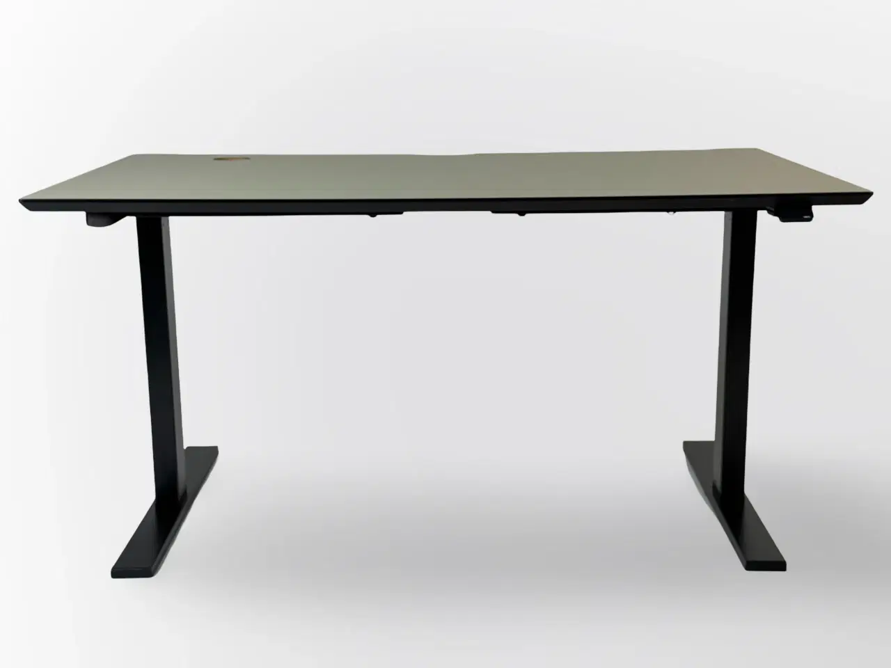 Billede 3 - Hæve/sænkebord 120x80 – Grå/Sort Stel