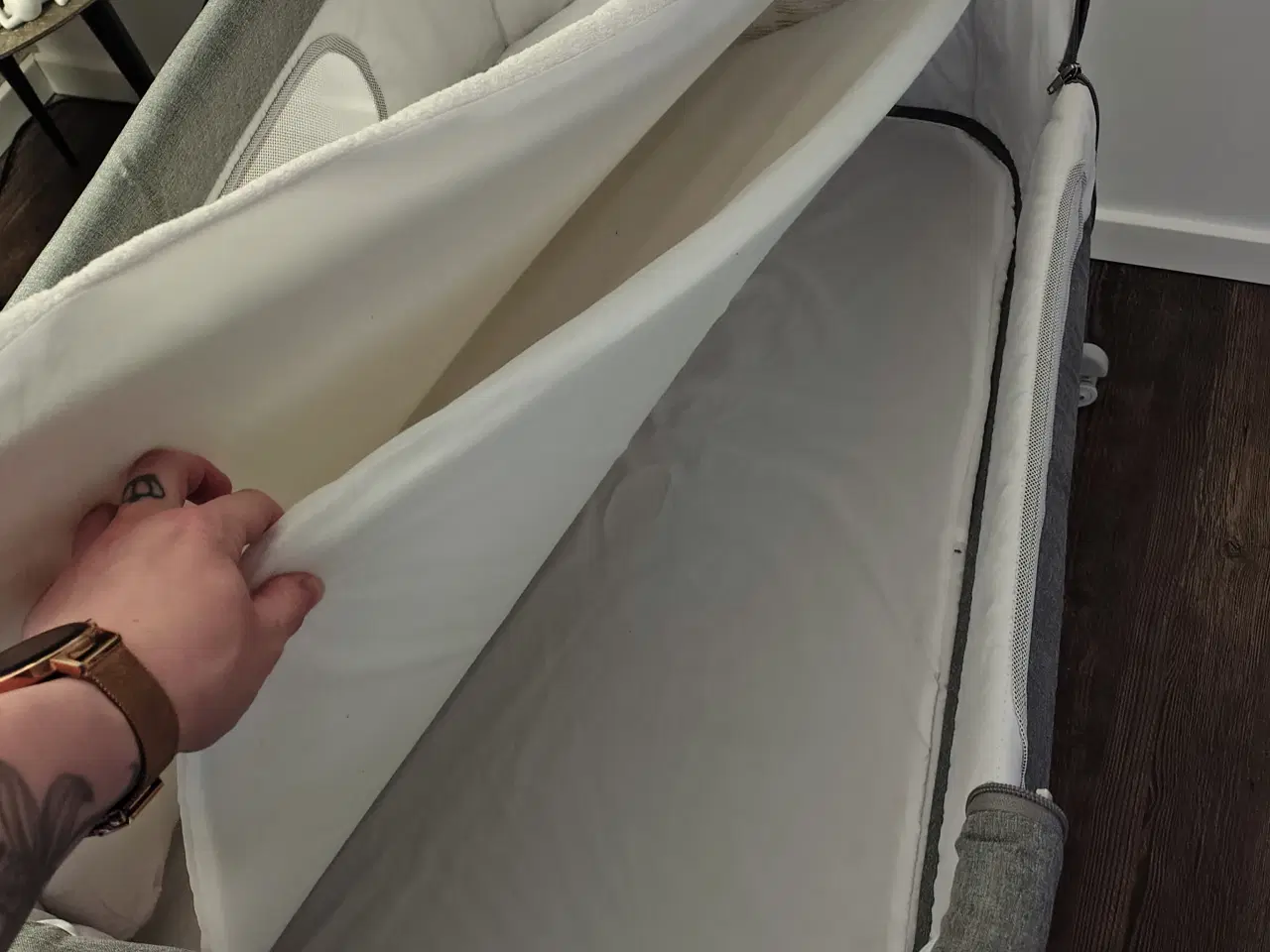 Billede 6 - Bedside crip med 2 madrasser