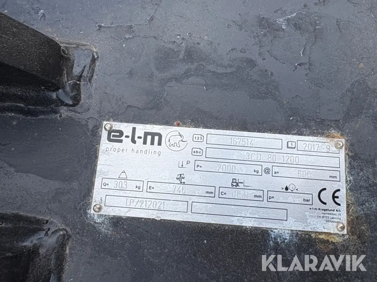 Billede 11 - Kabel-tromle gafler E-l-m TP/212021