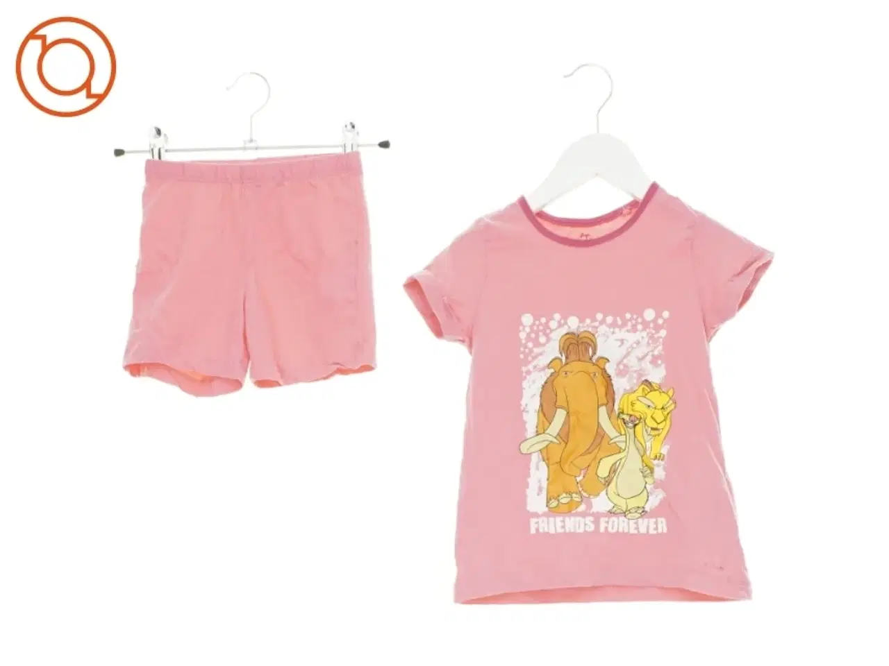 Billede 1 - Sæt med t-shirt og shorts (str. 98 cm)