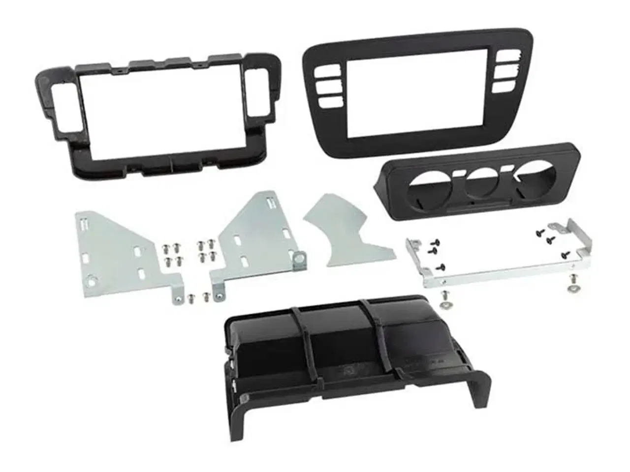 Billede 1 - 2-DIN kit VW UP! Skoda citigo Seat mii sort 381320-36-1