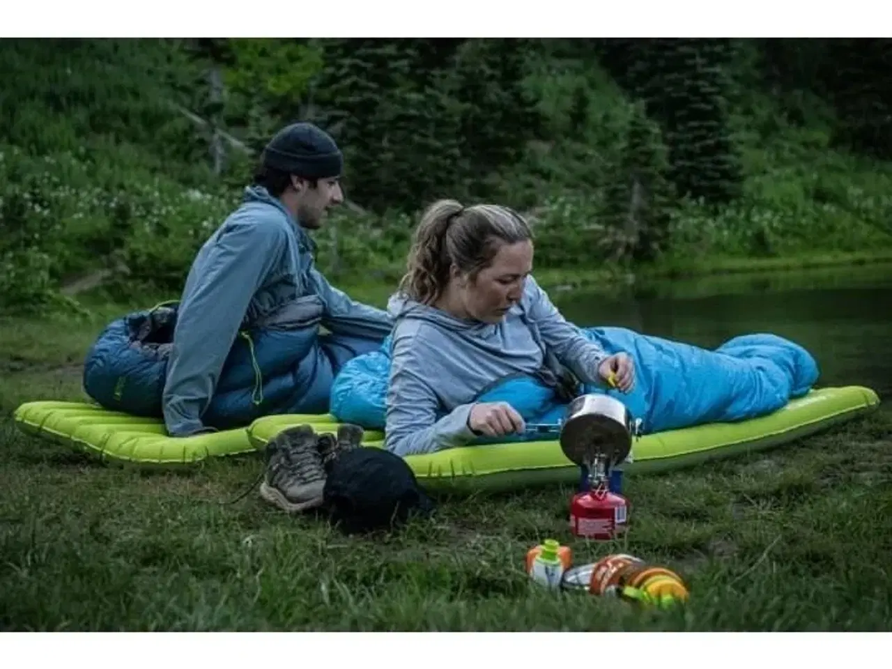 Billede 5 - EXPED Ultra 6.5R LW - oppustelig madras til én person, grøn