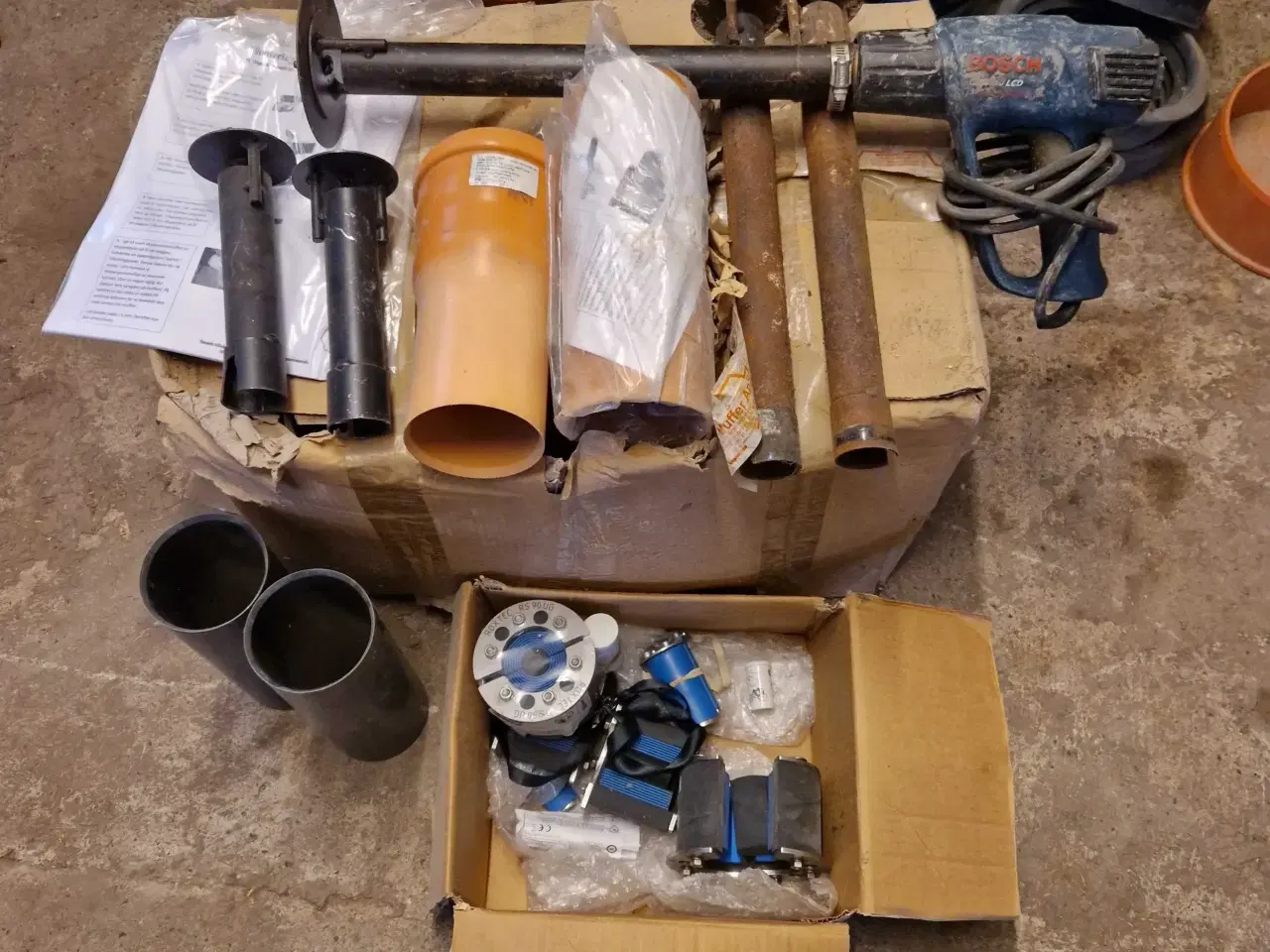 Billede 1 - Kloak / HLMuffer / Roxtec / varme blæser