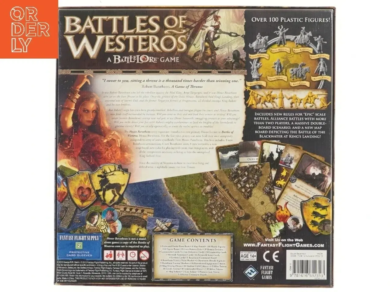 Billede 2 - Battles of Westeros -house baratheon fra Fantasy Flight Games (str. 30x30 cm)