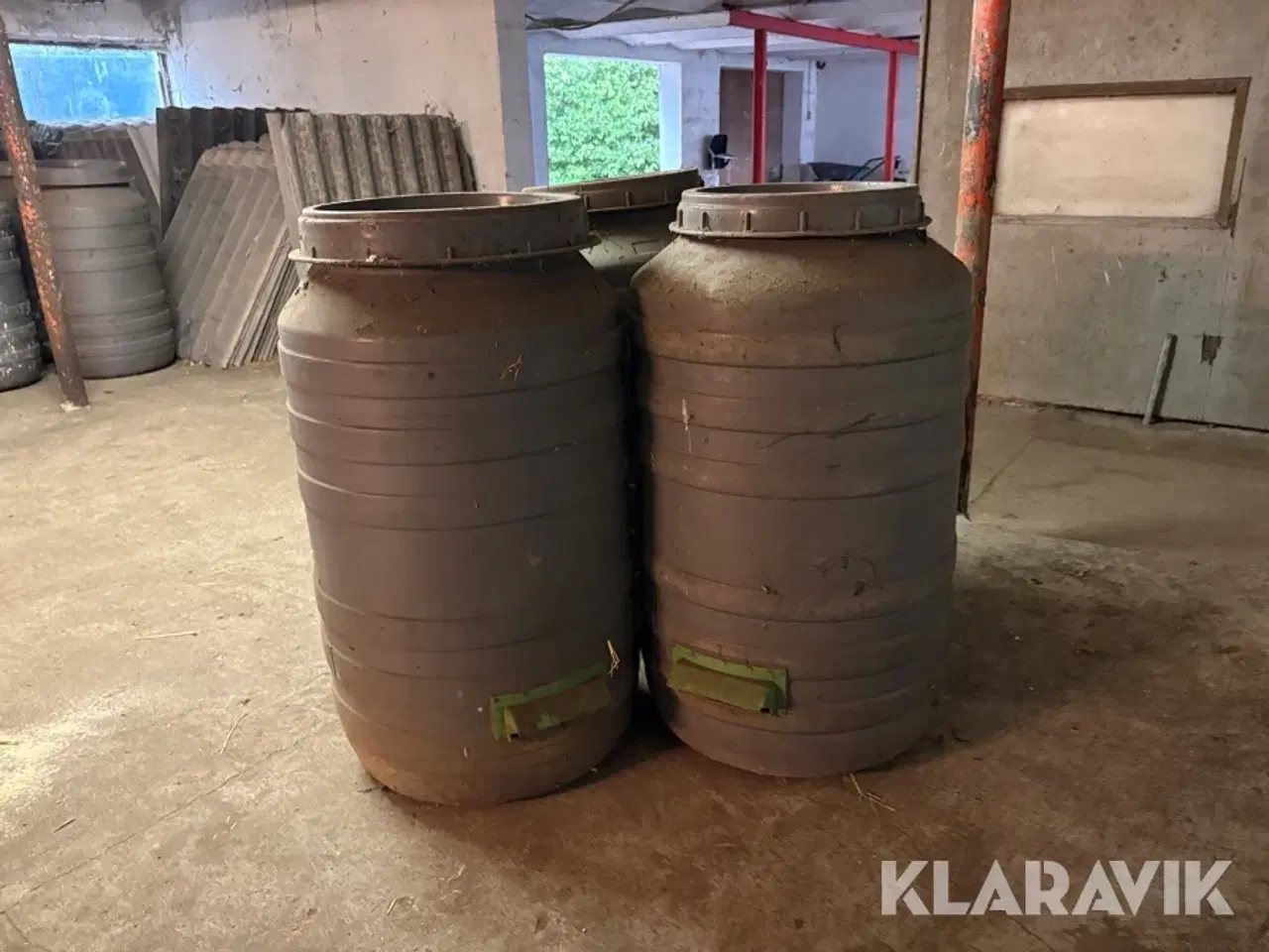 Billede 3 - Fodertønder Pit Plastics - 3 styk