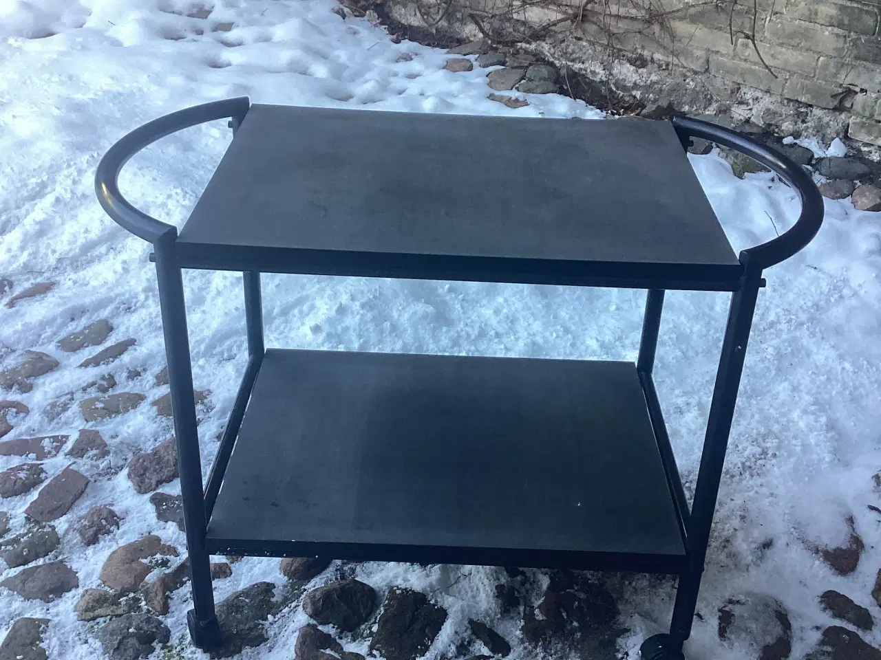 Billede 2 - Serveringsvogn, rullebord metal