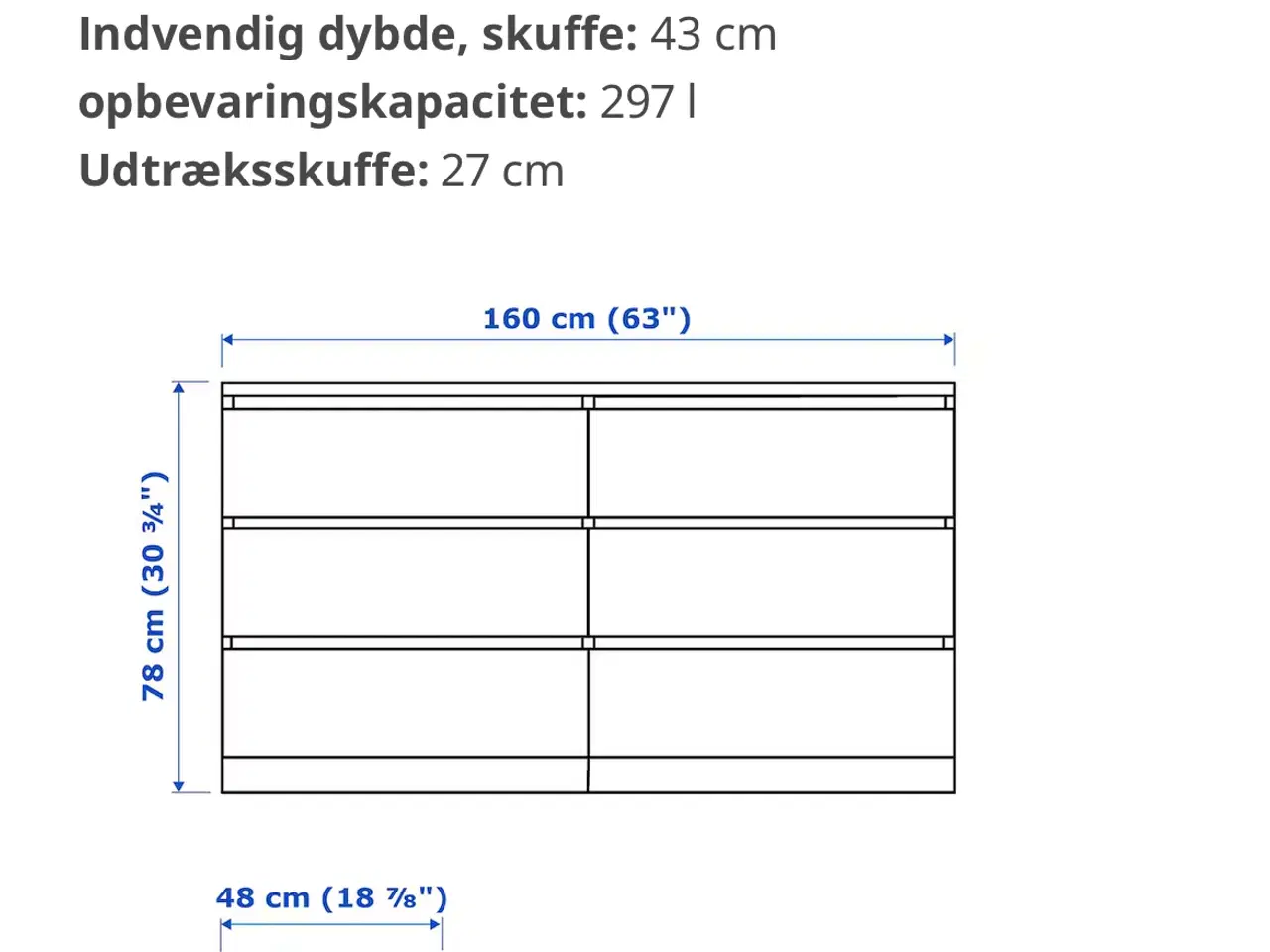 Billede 3 - Hvis ikea kommode 