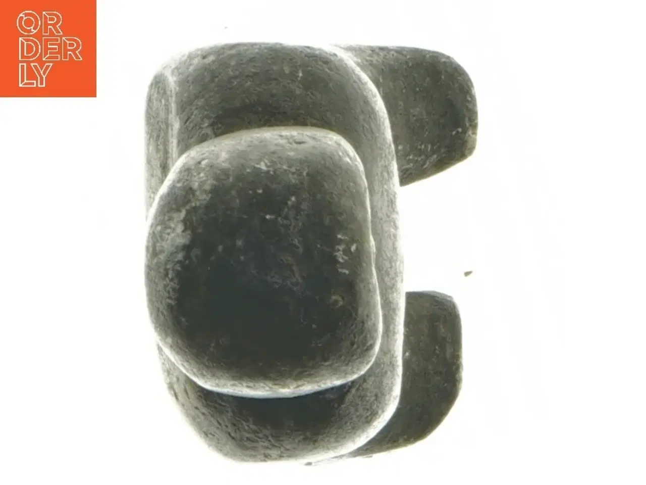 Billede 4 - Grønlandsk fedtstensfigur - vintage kunsthåndværk (str. 6,5x16 cm)