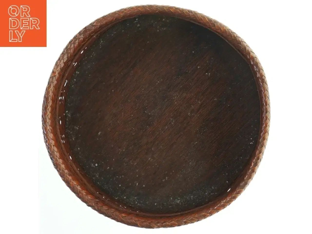 Billede 2 - Rund flettet kurv (str. Ø. 27 cm h. 11,5 cm)