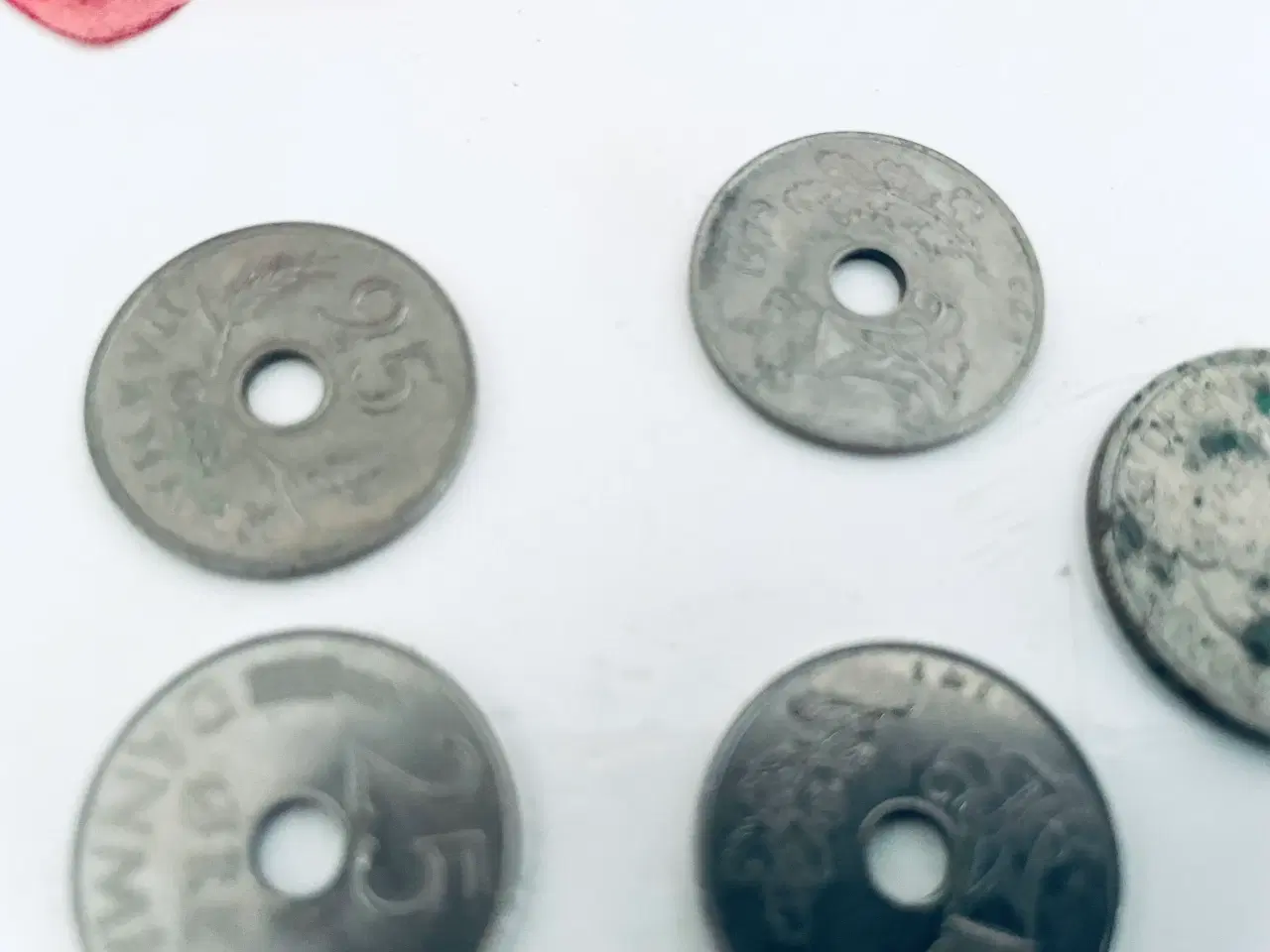 Billede 5 - Danske 25 øre + 1 kr