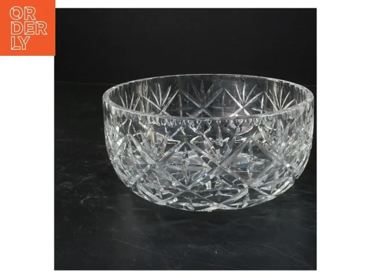 Billede 1 - Glas krystal skål (str. 9x20 cm)