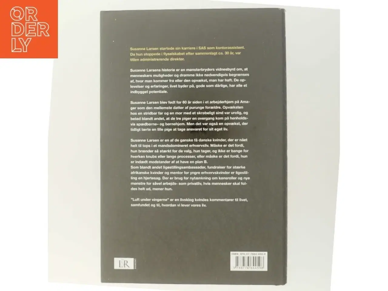 Billede 3 - Luft under vingerne : en biografi om Susanne Larsen af Marianne Schjøtt Rohweder (Bog)