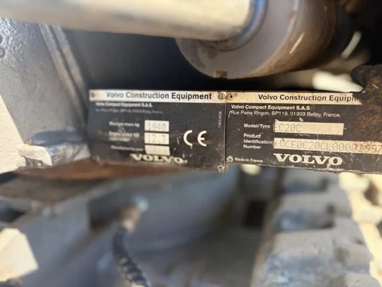 Billede 16 - Volvo EC20C KIPBART PLANERBLAD, SKOVLSÆT/STATIV