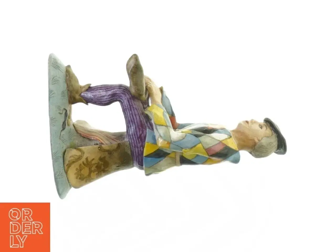 Billede 5 - Figur af Harlekin (str. 17 x 8 x 11 cm)