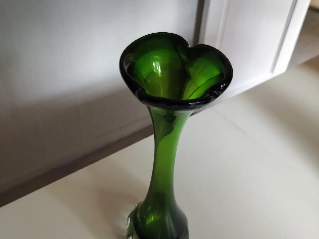 Billede 4 - Grøn Holmegaards vase