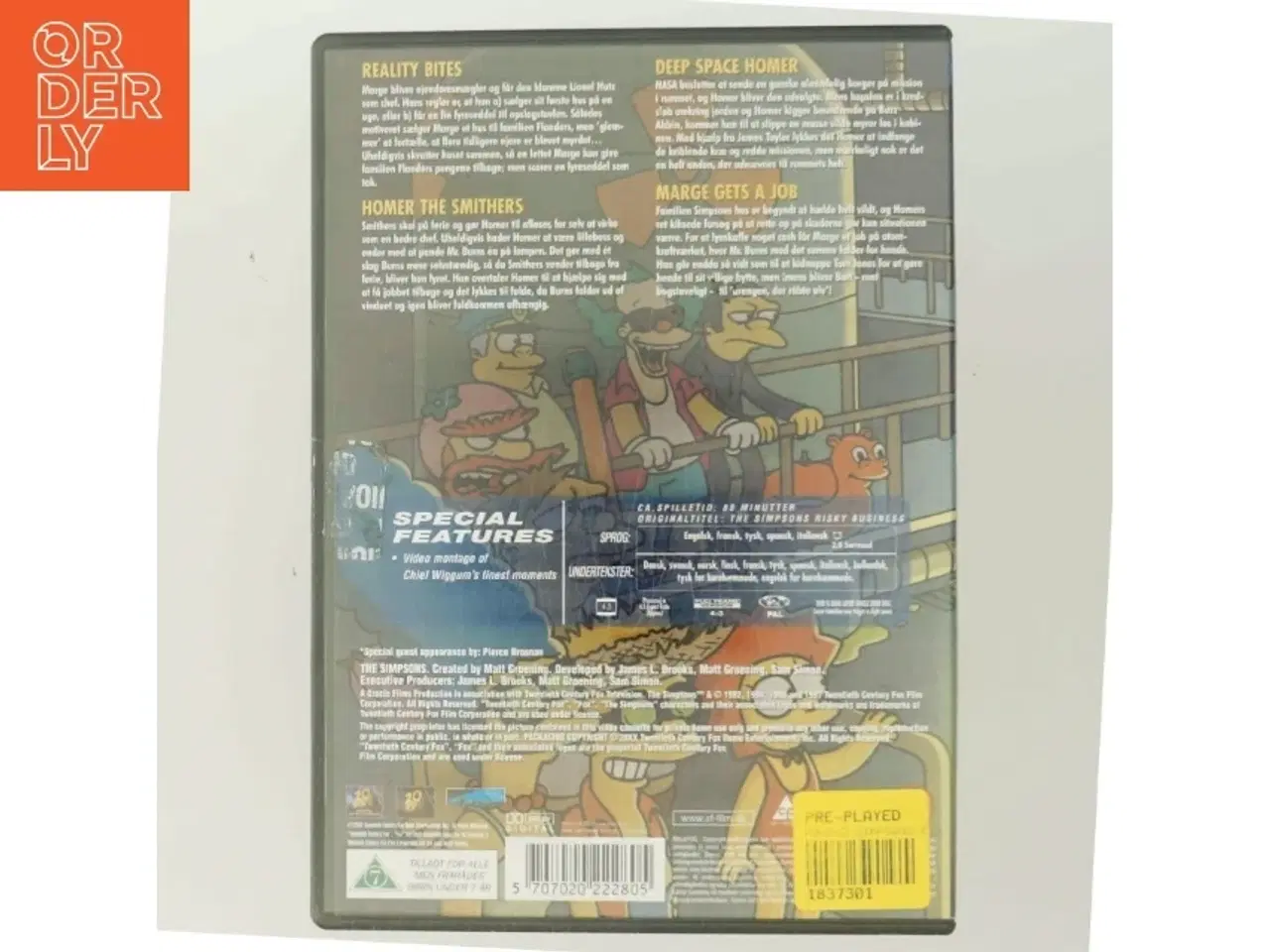 Billede 3 - The Simpsons - Risky Business (DVD)