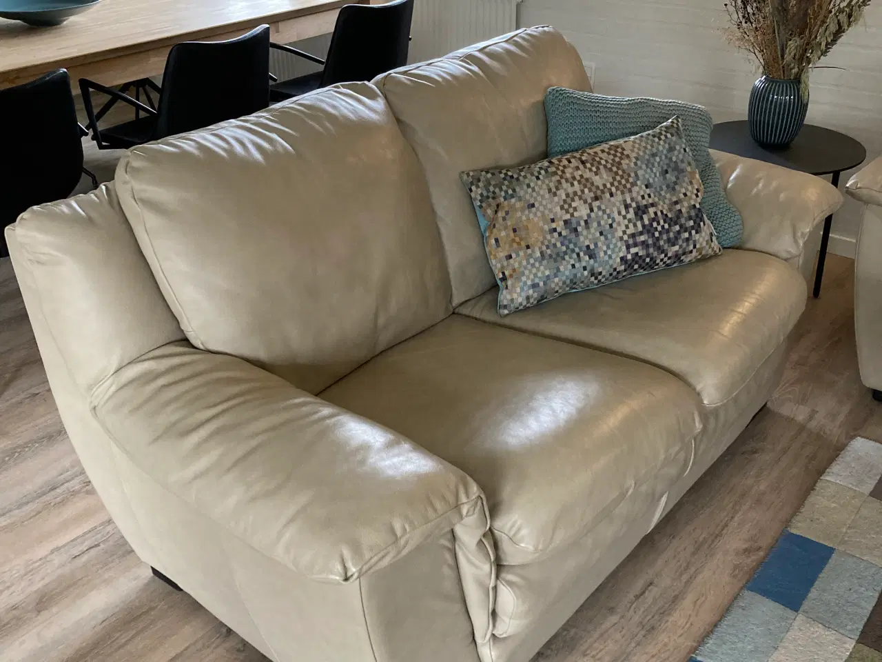 Billede 3 - Lyse lædersofaer 