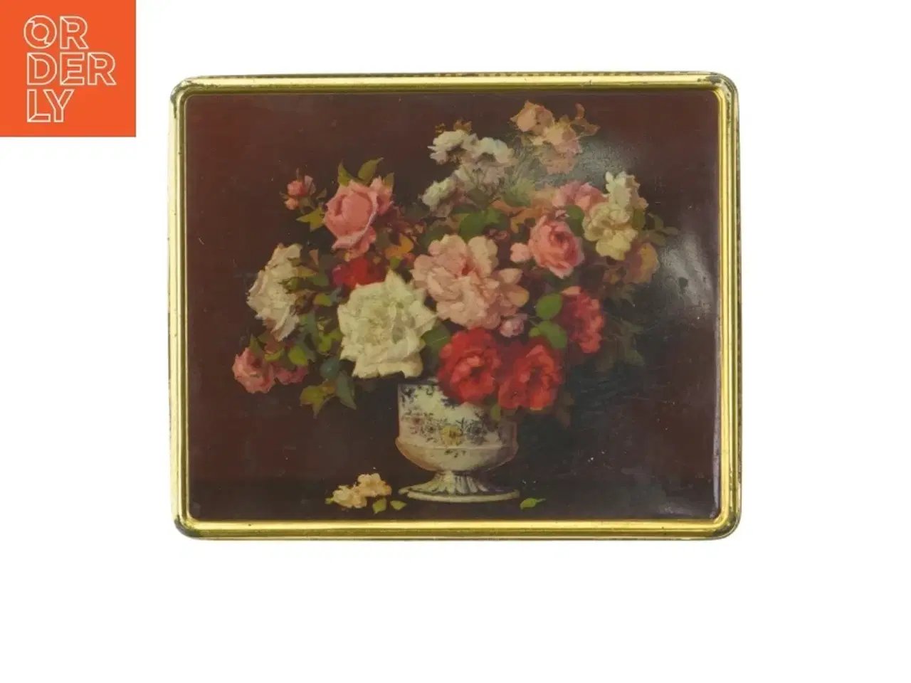 Billede 1 - Dekorativ opbevaringsdåse (str. 20,5x17 cm)