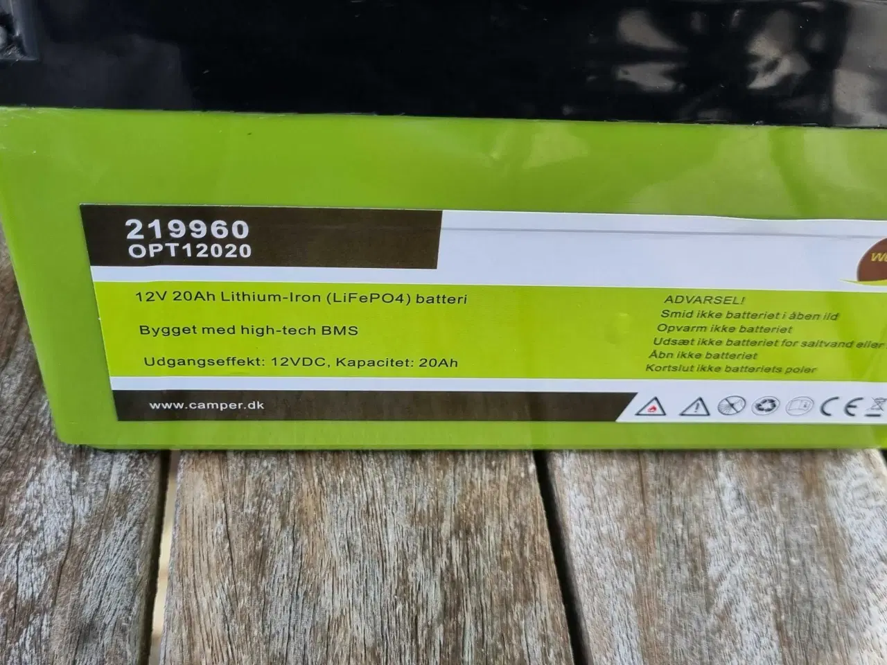 Billede 2 - 12v 20Ah lithium 