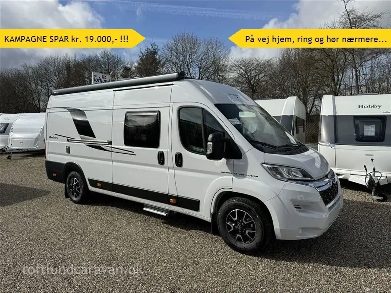 Billede 1 - 2024 - Hobby Vantana K 65 ET ONTOUR EDITION   SPAR NU kr. 30.000,- Total udstyret autocamper. Det er friheden på hjul. Vi er aut. Hobby forhandler.