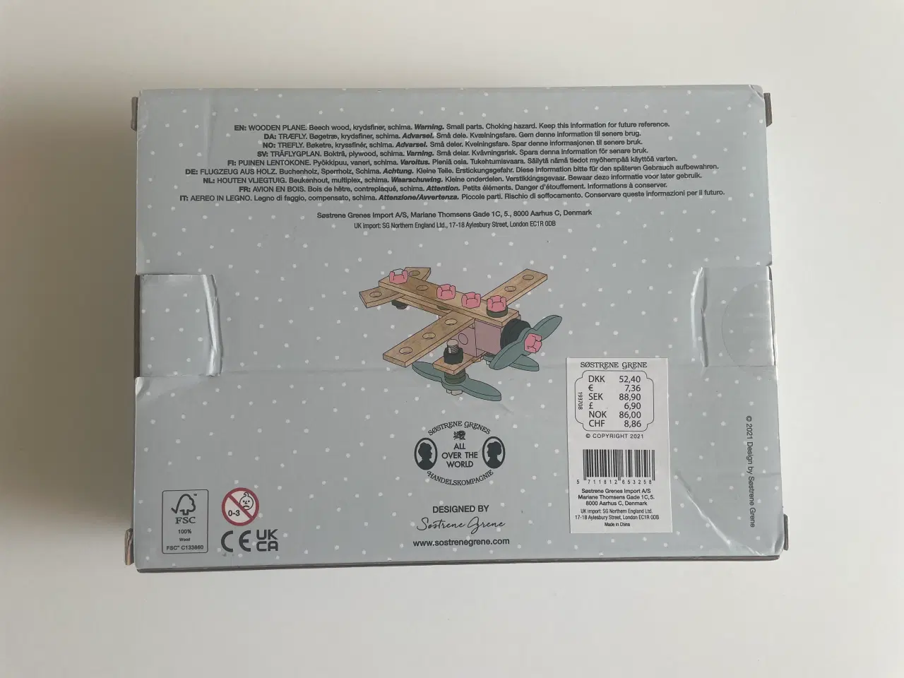 Billede 2 - Træ model fly - samlesæt 