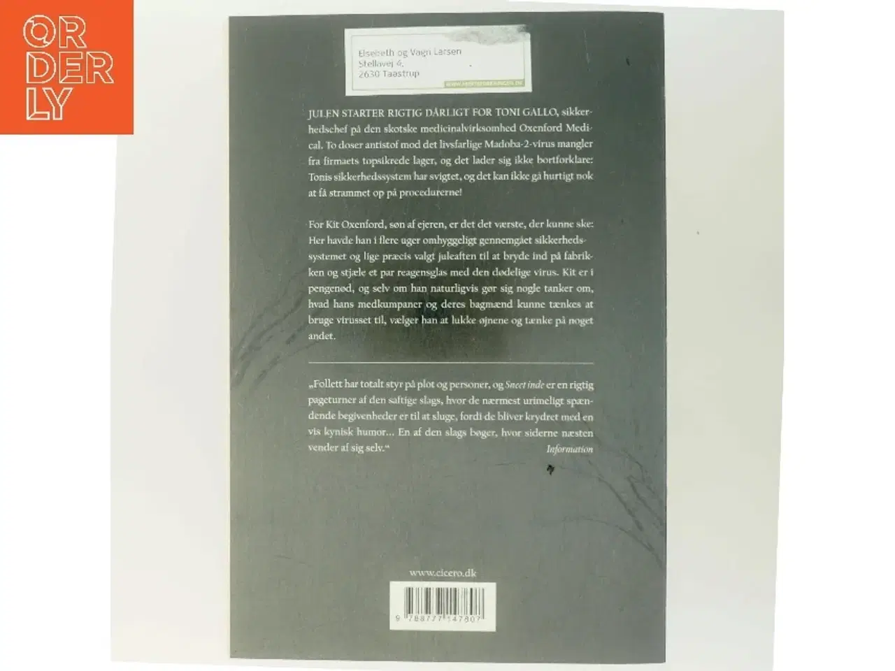 Billede 3 - Sneet inde af Ken Follett (Bog)