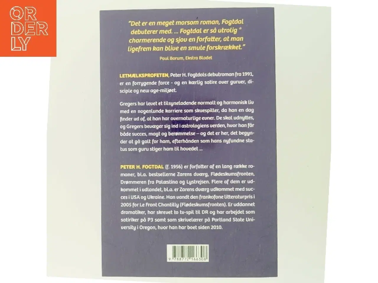 Billede 3 - Letmælksprofeten : roman af Peter Fogtdal (Bog)