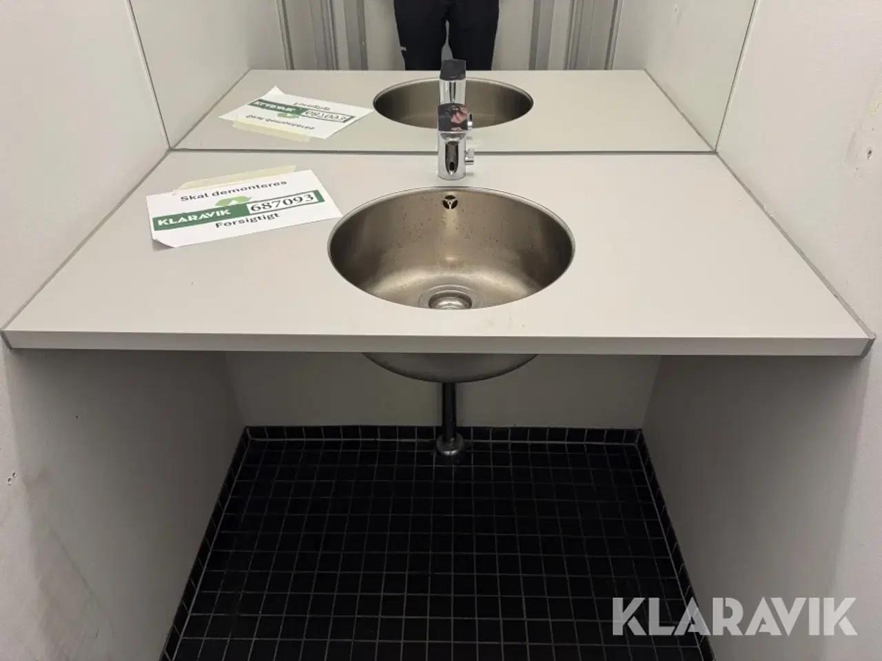 Billede 1 - Bordplade med håndvask
