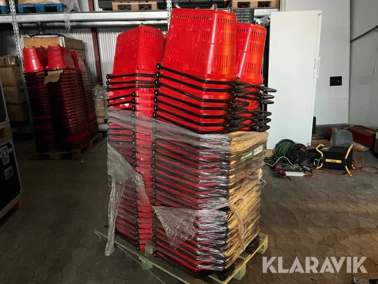 Billede 2 - Indkøbskurve på hjul 1 palle - 110 styk