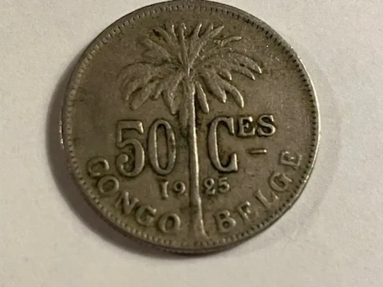 Billede 1 - 50 Centimes Belgian Congo 1925