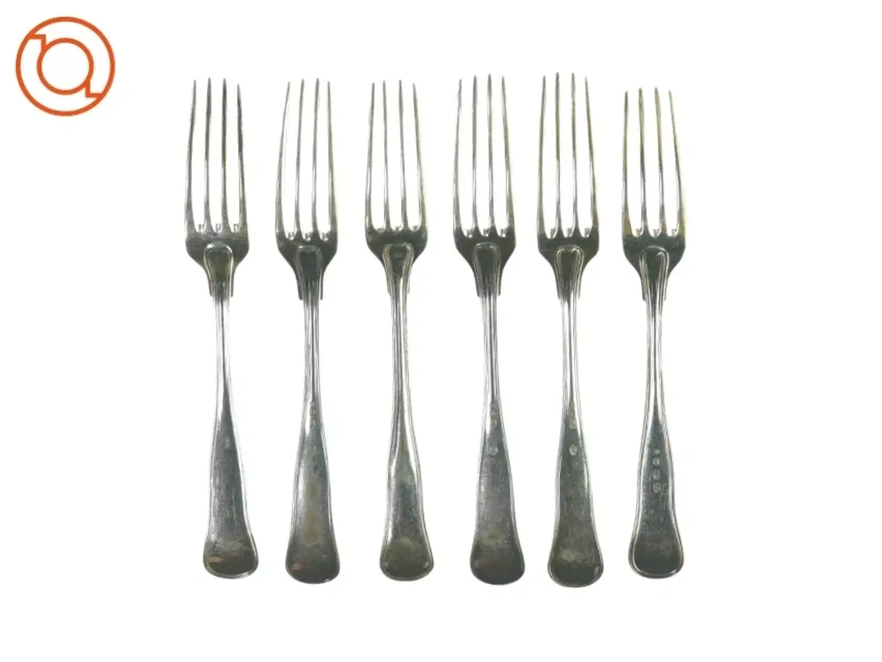 Billede 2 - Gafler (6 stk.) fra Ukendt (str. L:19cm)