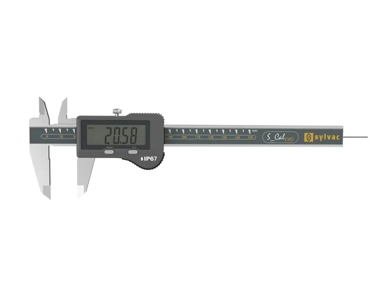 Billede 1 - SYLVAC Digital skydelære S_Cal EVO Standard IP67 150 mm (810.1507) dybdemål Ø1,5 mm