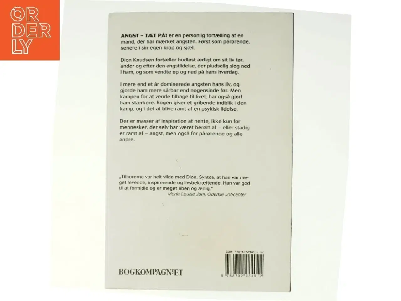 Billede 3 - Angst - tæt på! af Dion Knudsen (Bog)