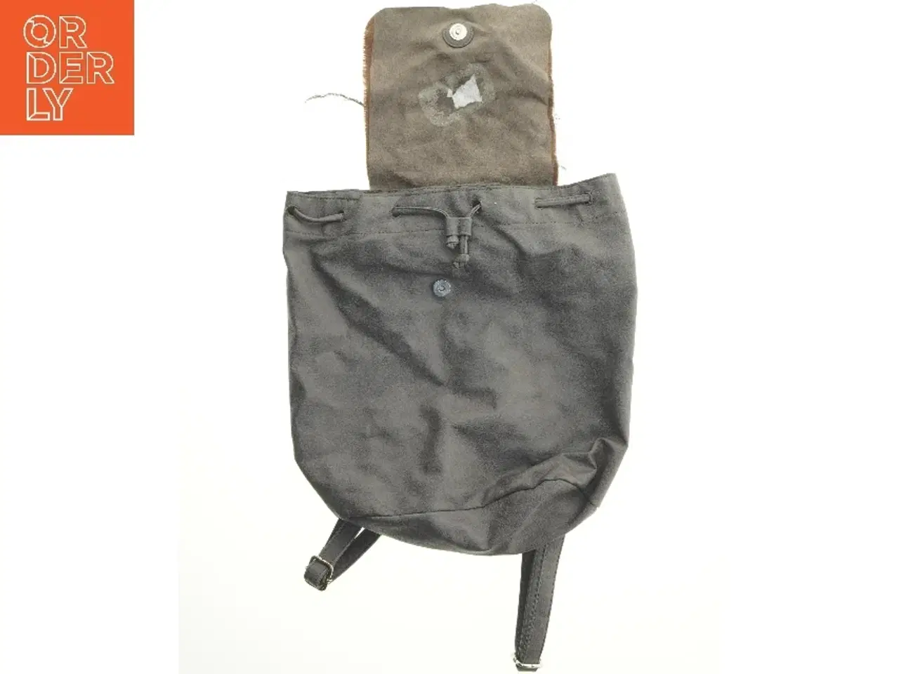 Billede 6 - Grå skuldertaske i læder