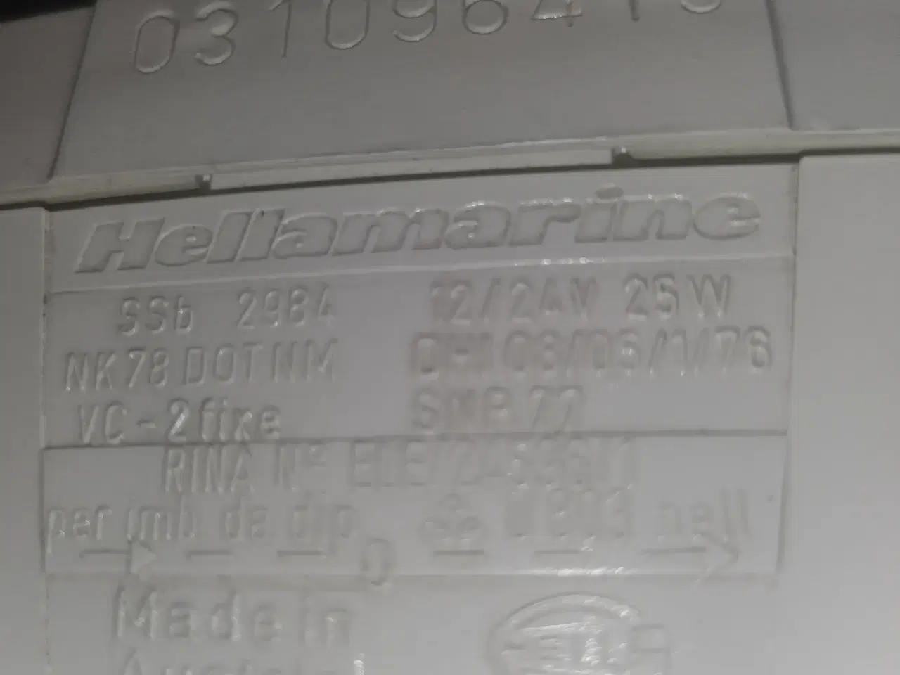 Billede 2 - LANTERNE HELLA SB.