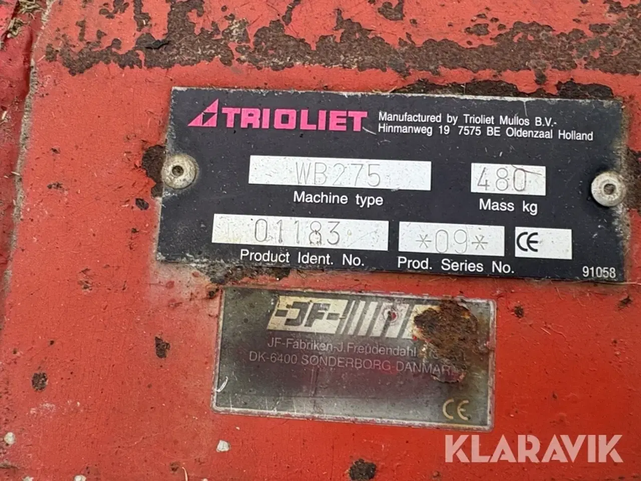 Billede 5 - Brakpudser Trioliet WB275