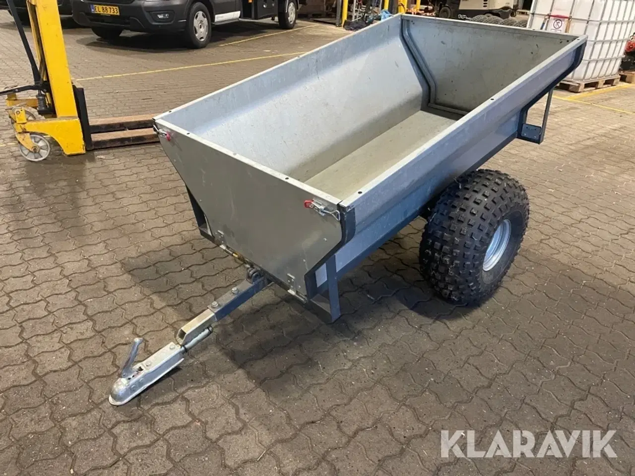 Billede 1 - Vogn med vipbar lad