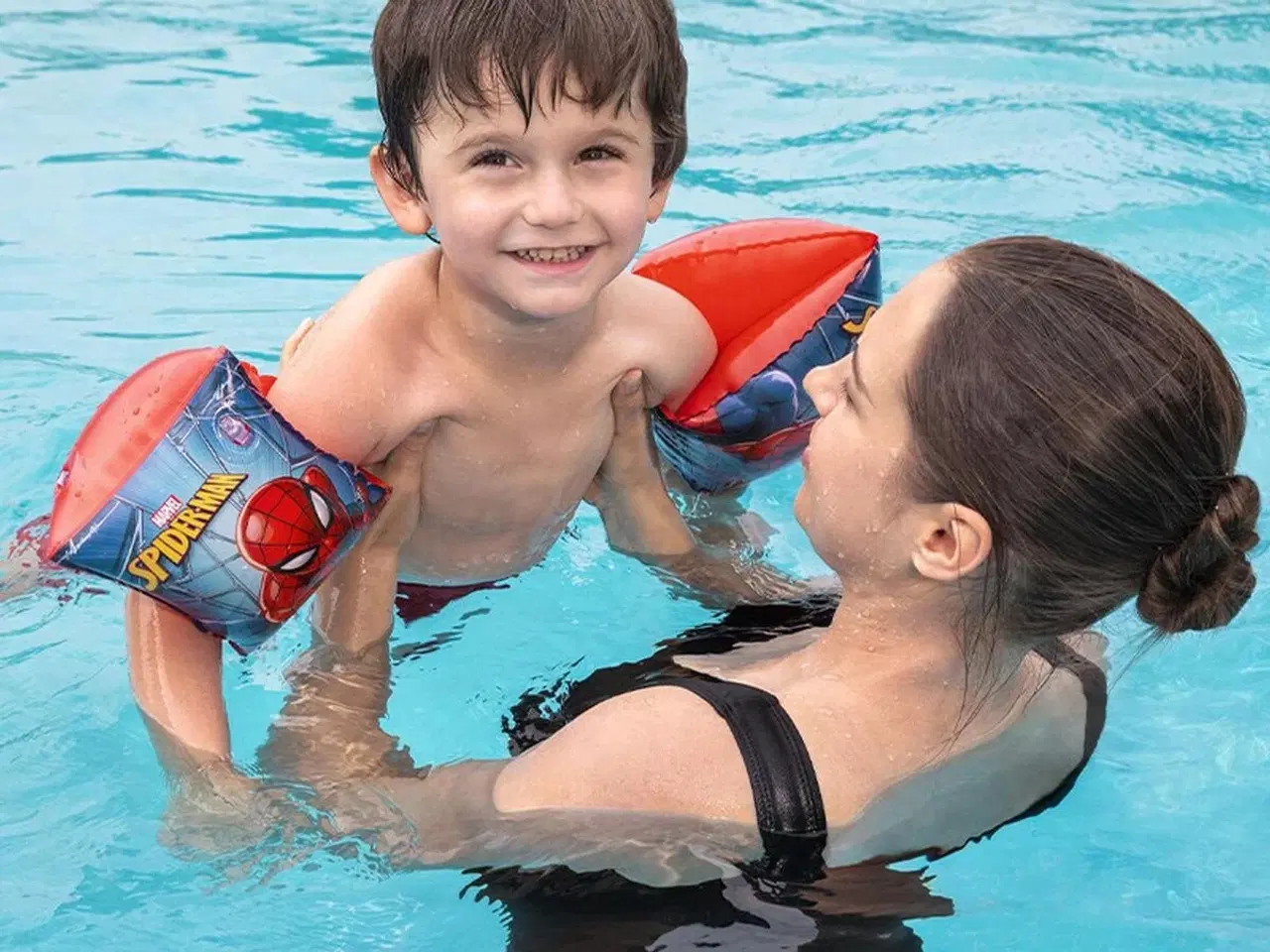 Billede 3 - Bestway badevinger - Spiderman, multifarvet (3-6 år)