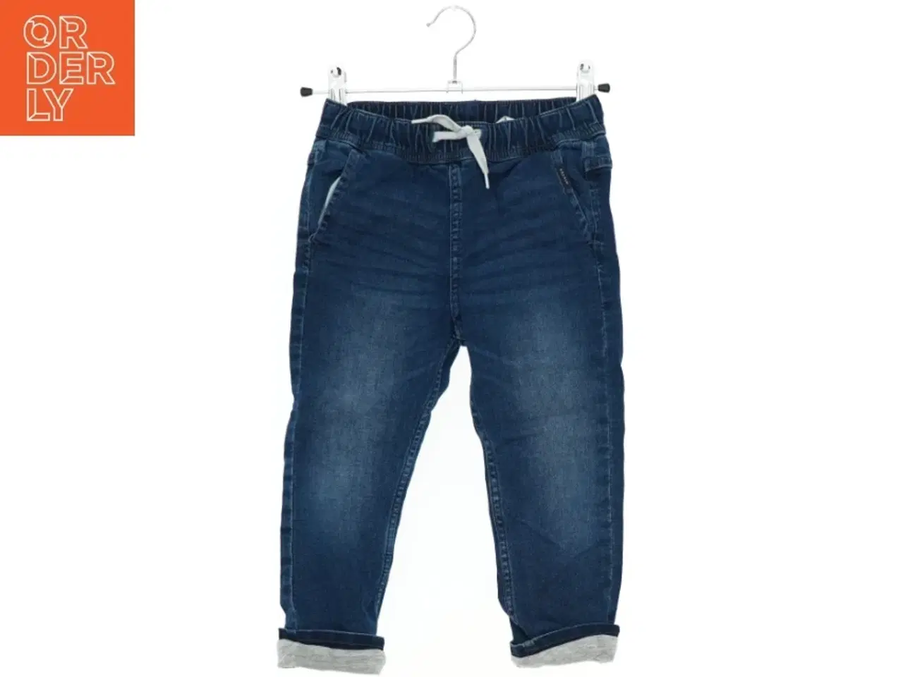 Billede 1 - Lined Børnejeans med elastik i taljen (str. 104)