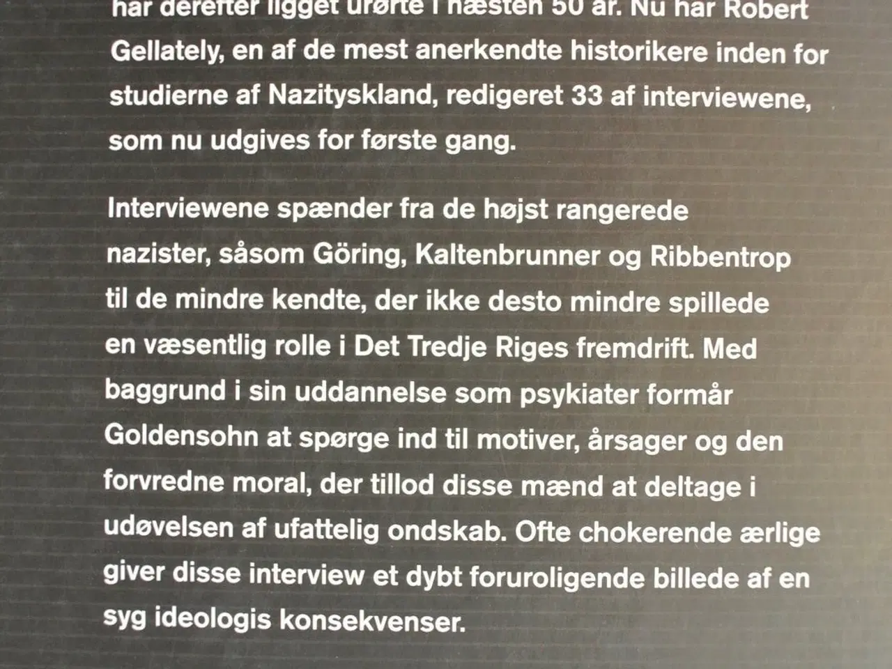 Billede 4 - nürnberginterviewene - en amerikansk psykiaters sa