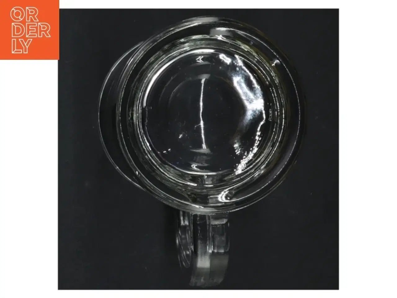 Billede 3 - Glasølkrus med indgravering (str. Ø 8 x 14 cm)