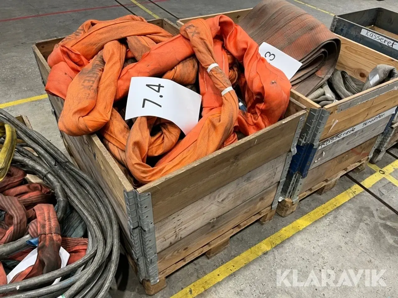 Billede 11 - Assorterede stropper 6 paller - kasserede