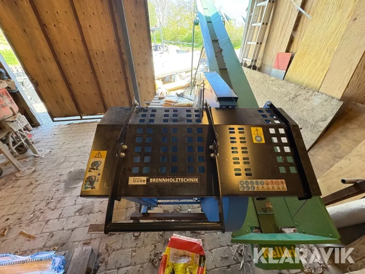 Billede 4 - Brændesav med transportbånd Kellfri / Güde 13-VT250 / GWS 700 HM-2